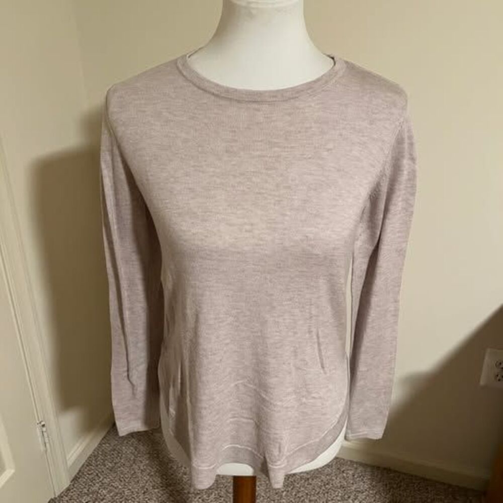 FATFACE Natural Oatmeal Long Sleeve Sweater - US 4
